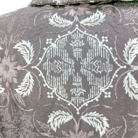 Talbots rich 100% cotton brocade double breasted size 10 petite - Picture 11 of 16